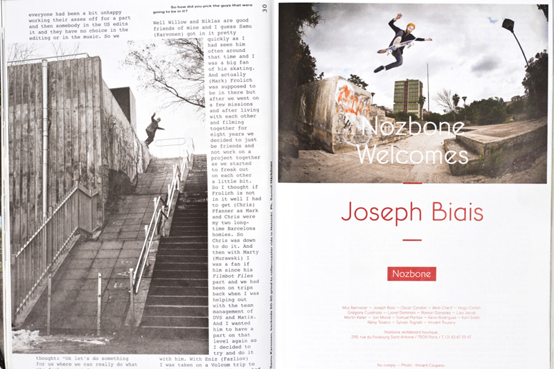 Nozbone advertising with Joseph Biais / Free 01 