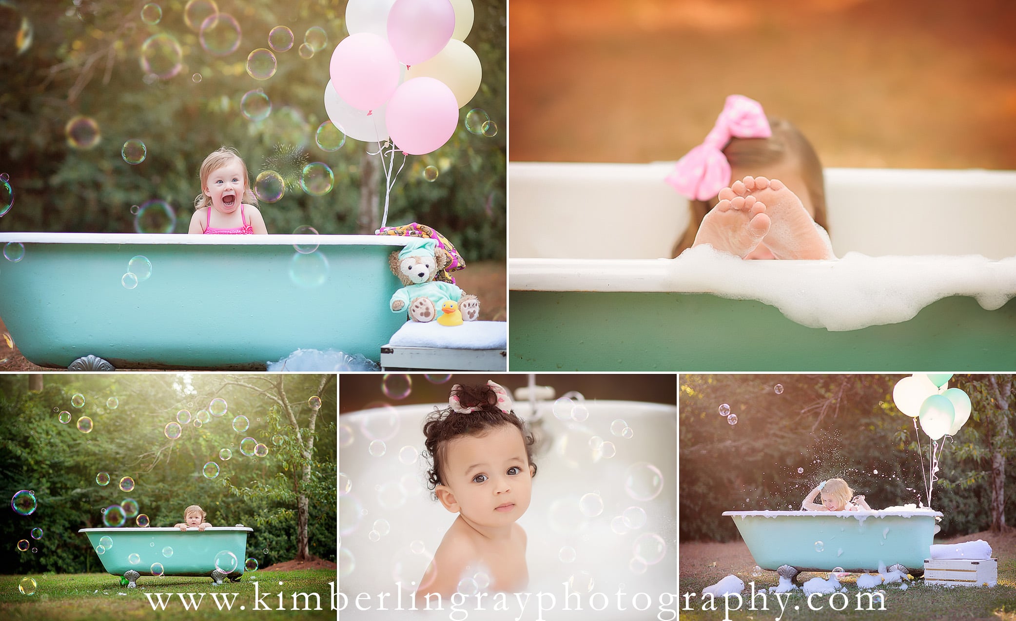 Bubble Bath | Bubble Minisession | Virginia Beach Kid Photo