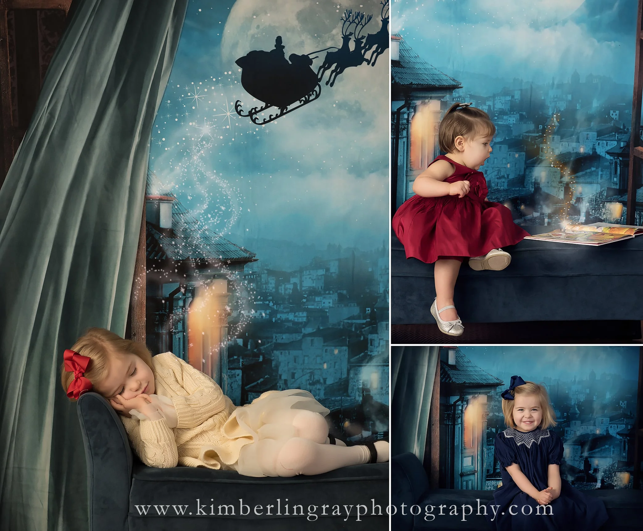 Night Before Christmas Photo | Creative Christmas Pictures | Virginia Beach Photography Studio