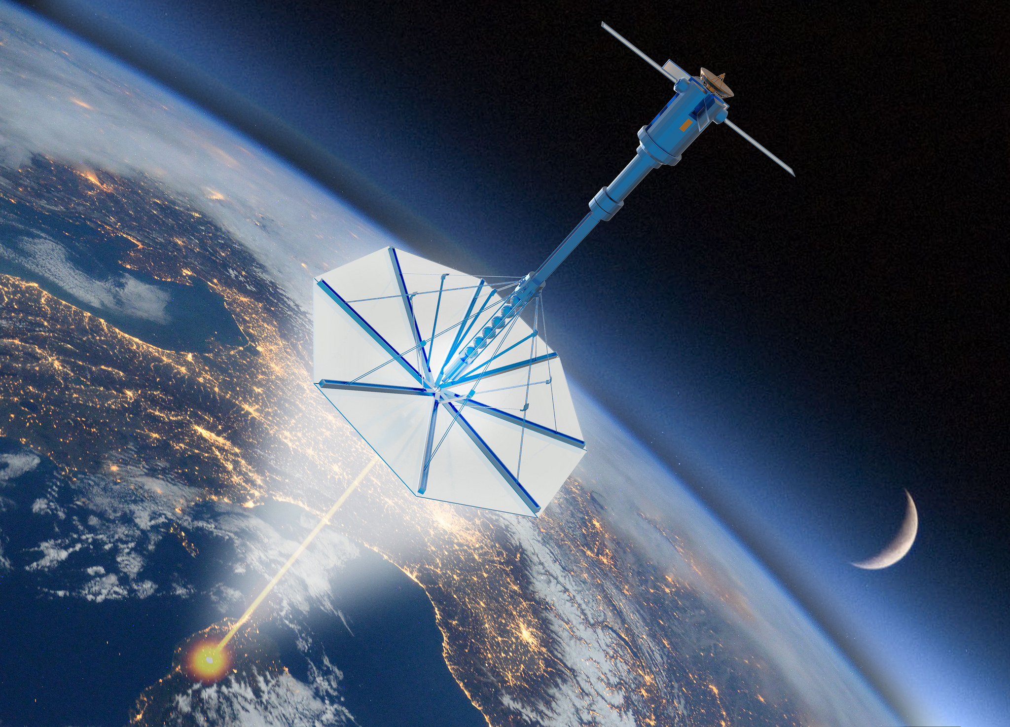 Light probe similar to the ones proposed by Breakthrough Starshot