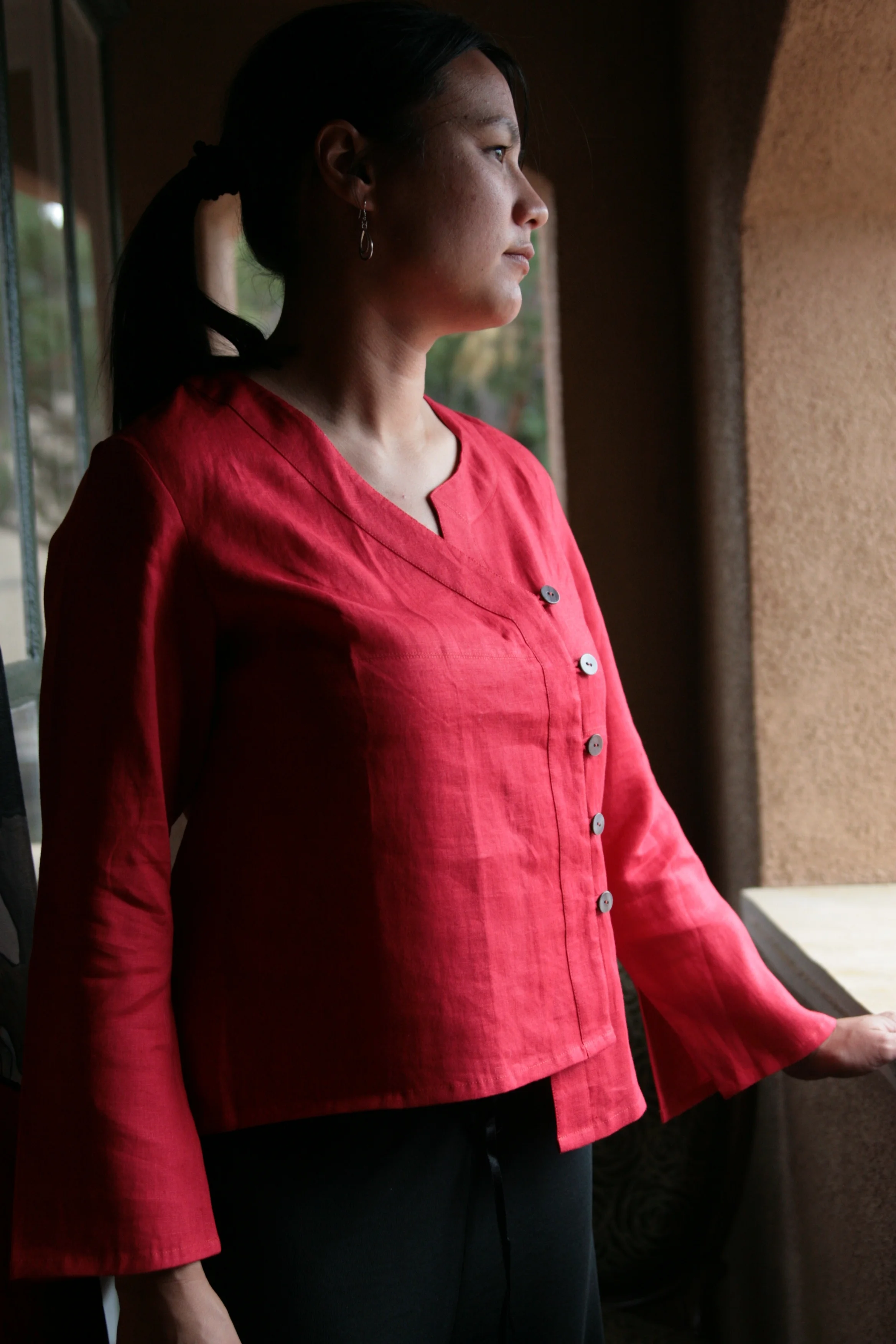 Mai Asymmetrical Blouse B107