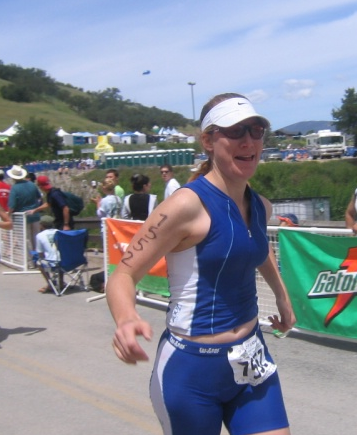 My first run off the bike, Wildflower Olympic, 2005. 