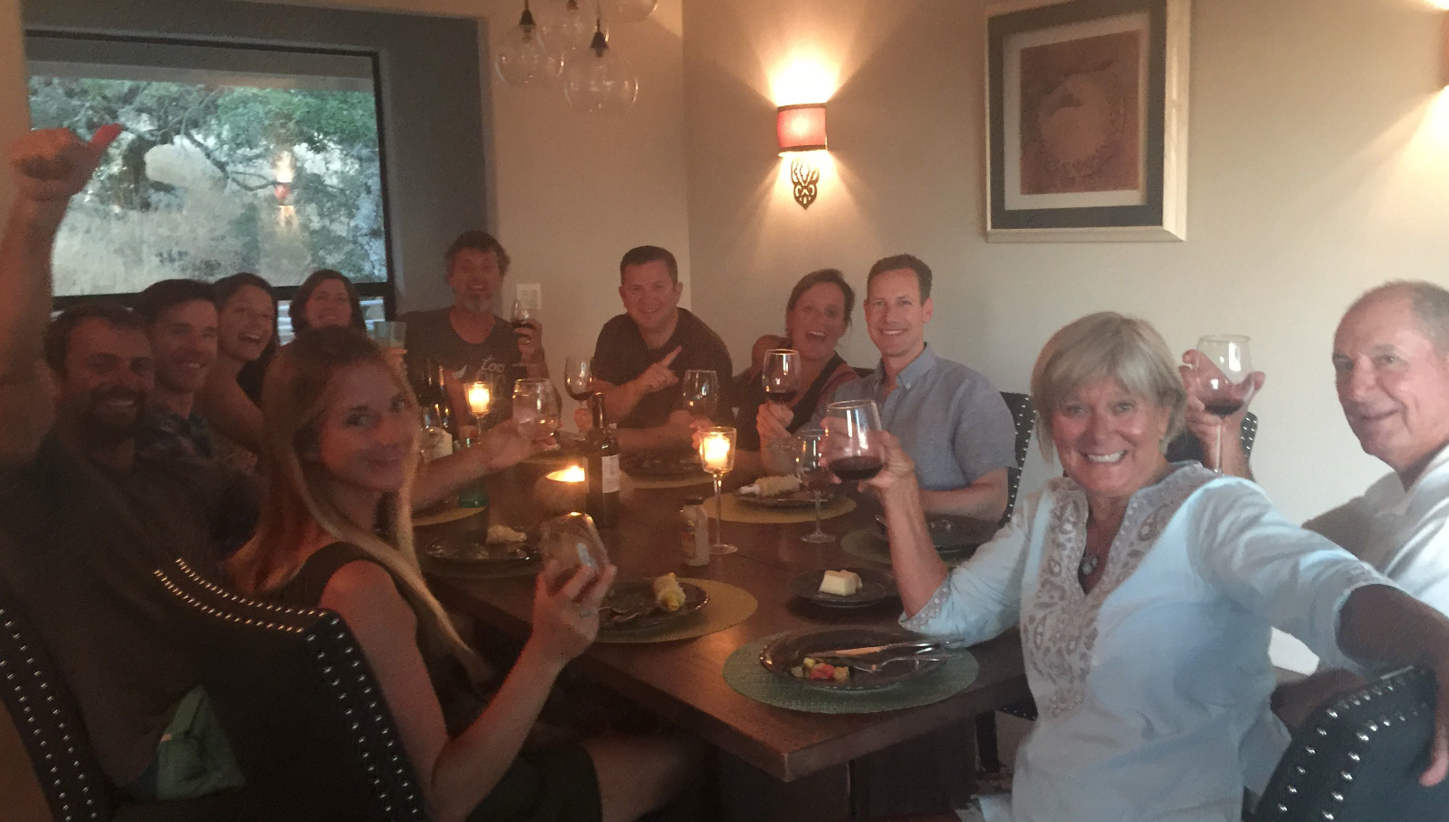 Cheers from from my family in California.