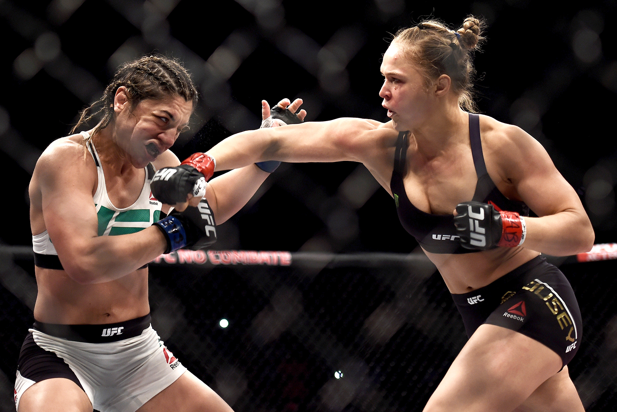 Ronda is on screen right.