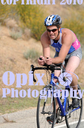 I handed this bike down to other newbies, and pictured here is my brother Bo riding it in his first Olympic distance triathlon, the Big Rock Tri, in 2010.