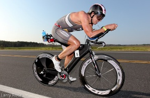 TJ Tollakson pedaling the 2001 Zipp in 2011.