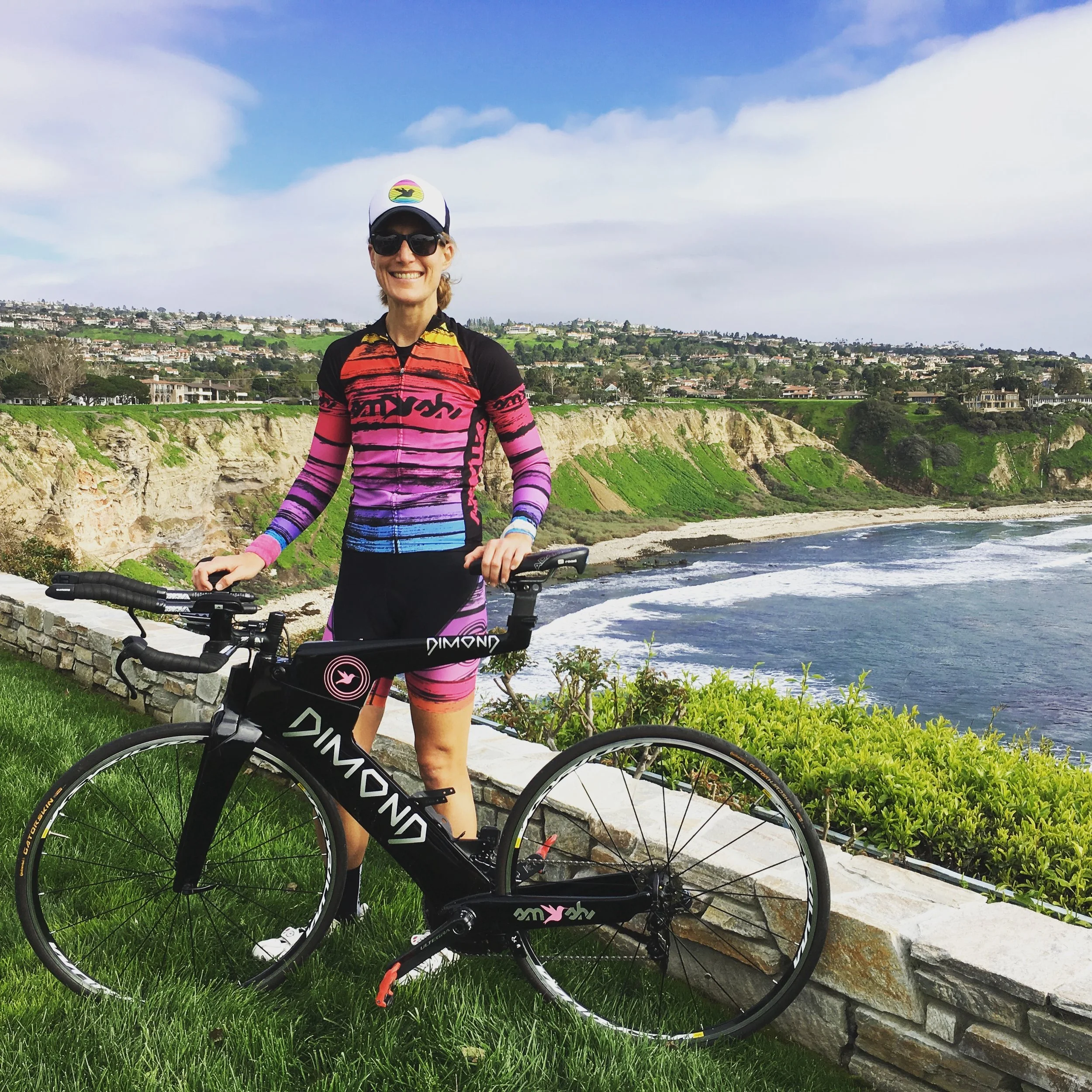 This is my parent's back yard in Palos Verdes, which I figured was a proper location for Simone's first photo shoot.