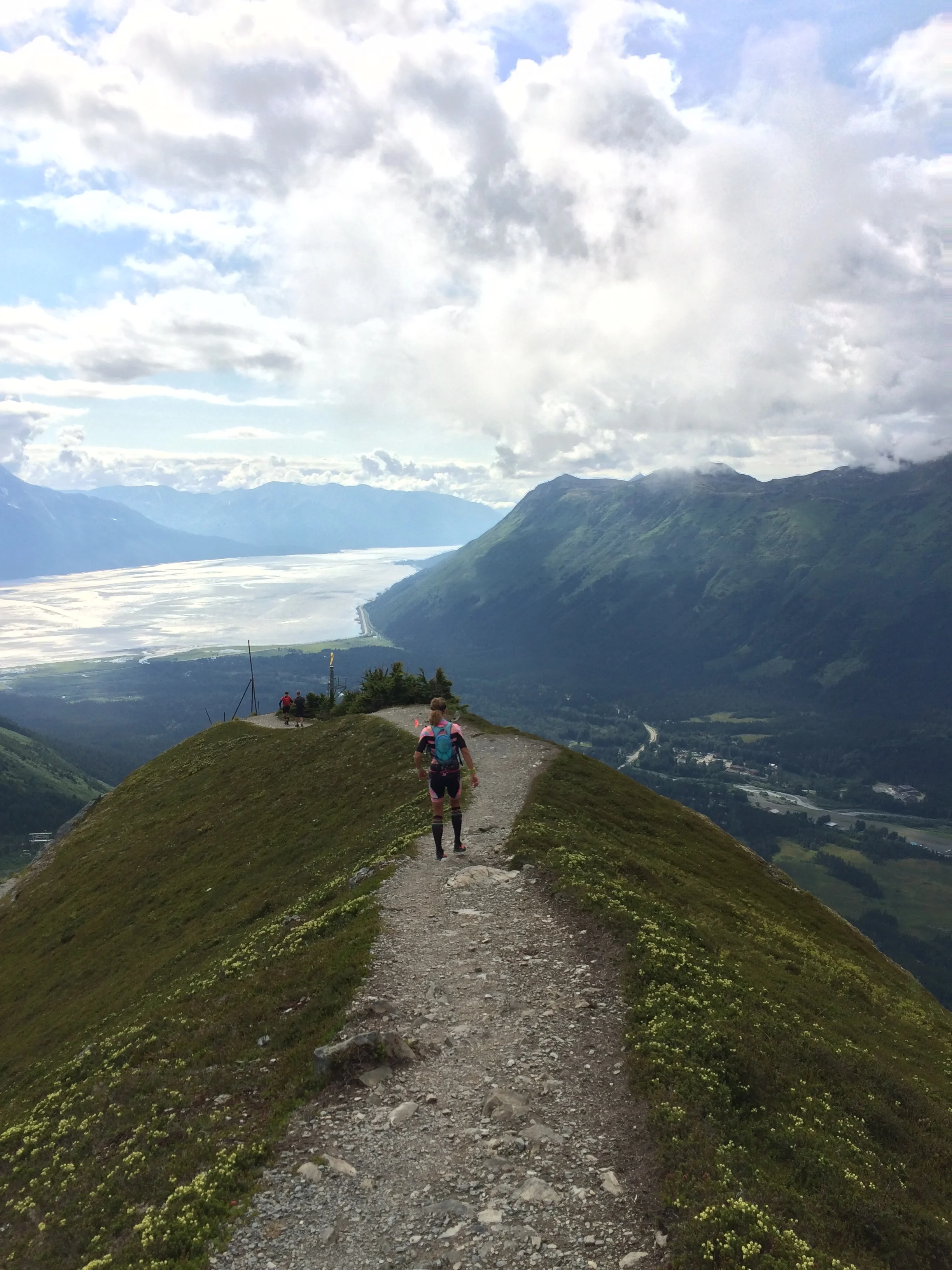 Atop of the first ascent.