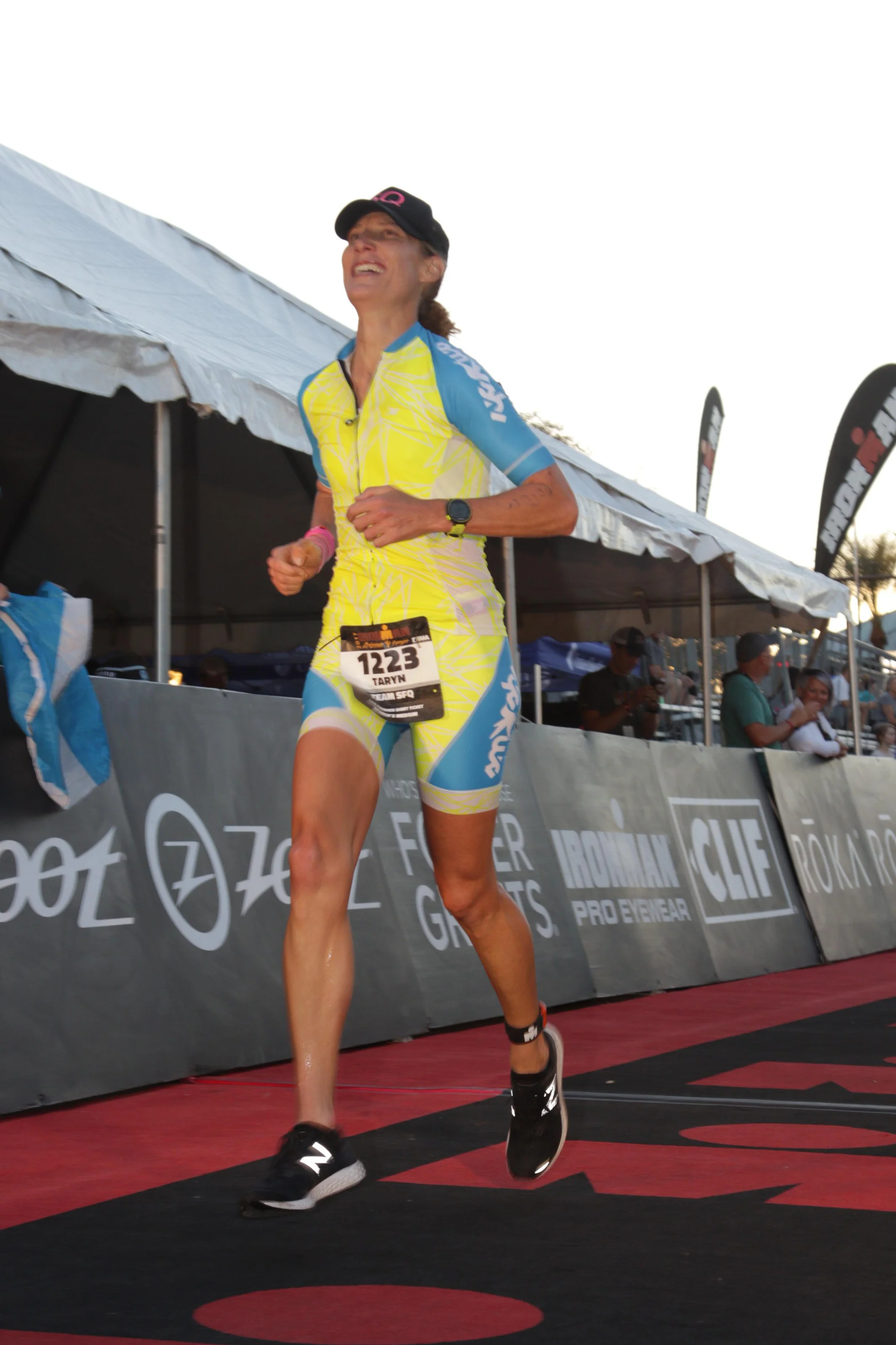 Realizing a goal ten years in the making, qualifying for Kona at Ironman Arizona, 2017.