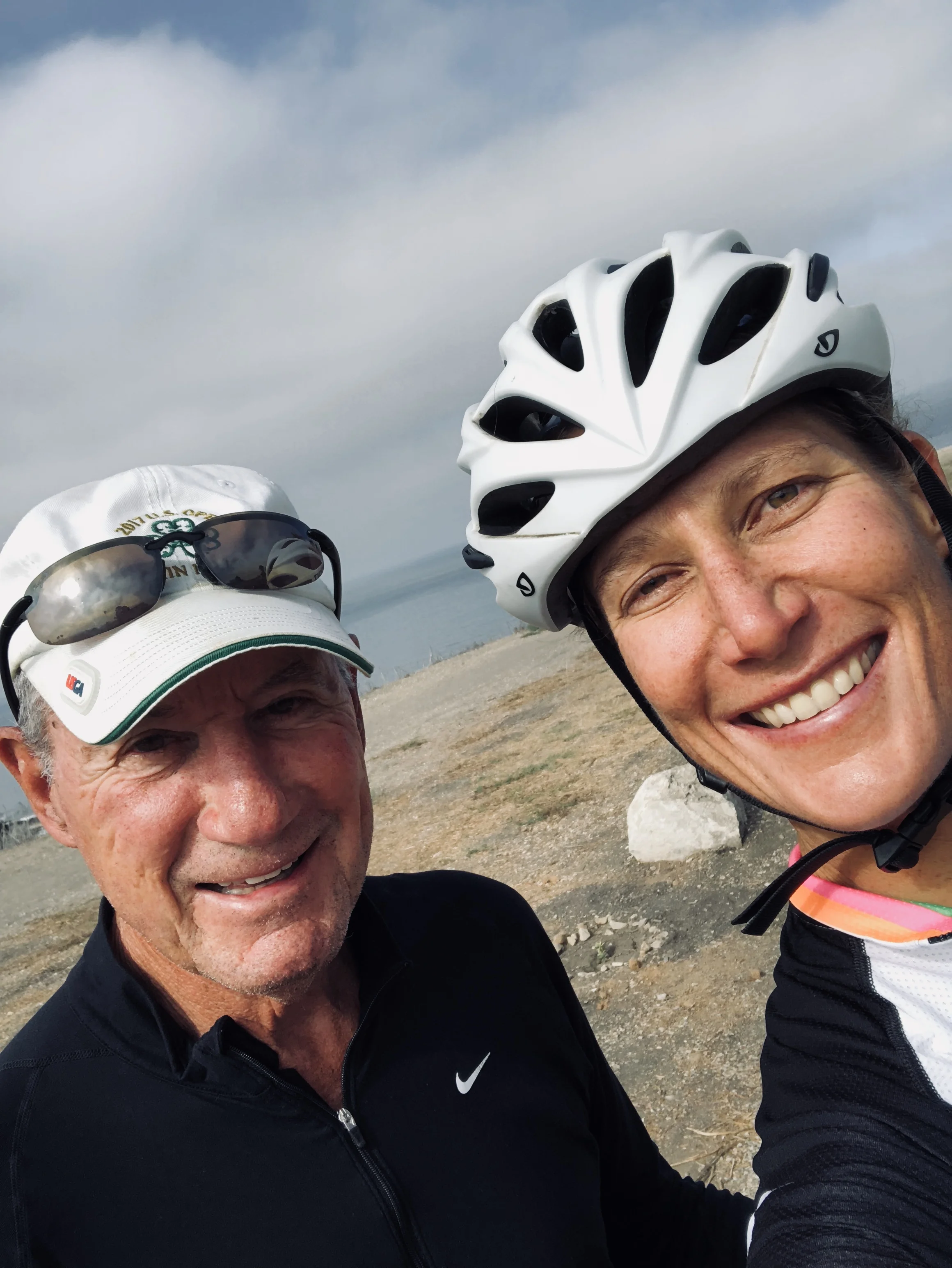 A surprise mid-ride rendezvous with my my dad.