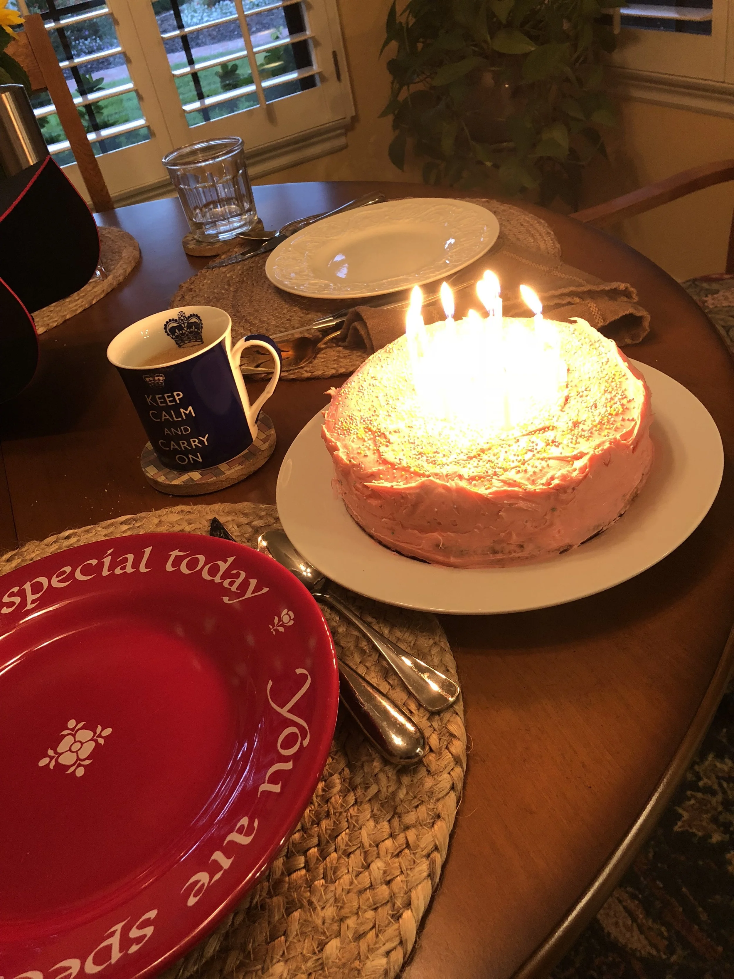 Thank you, Mom. See you in Kona.:)