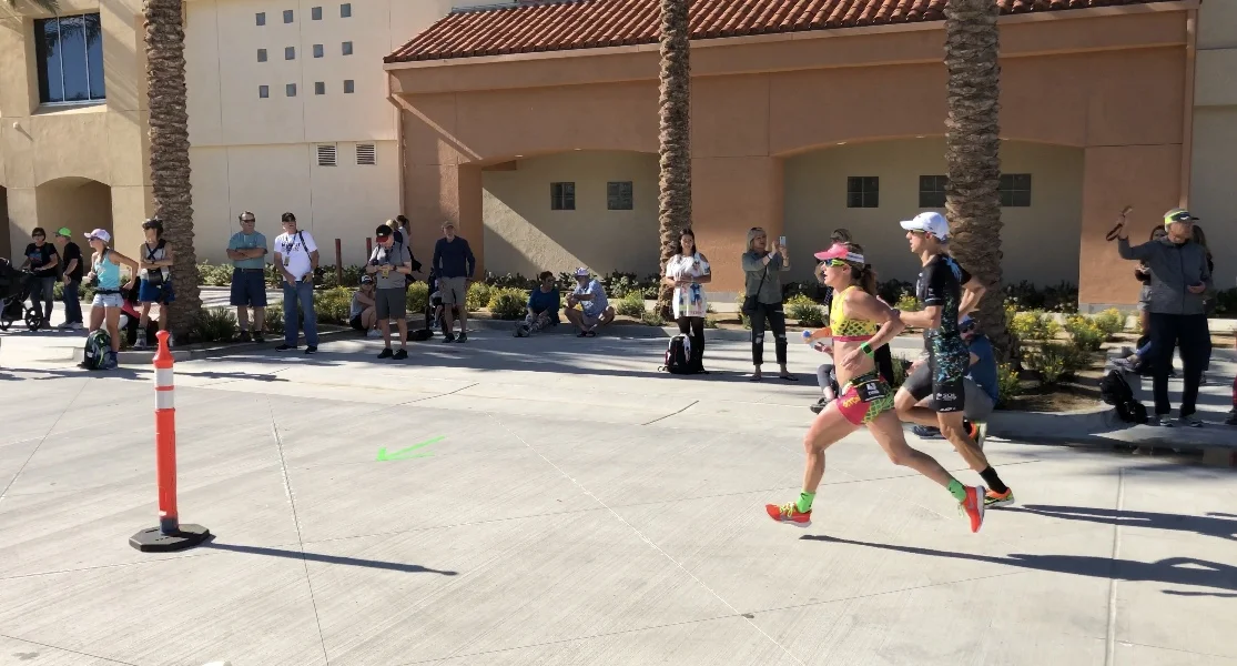 The super swift Smashfest Queen sponsored pro triathlete, Haley Chura, on her way to a 2nd place finish.