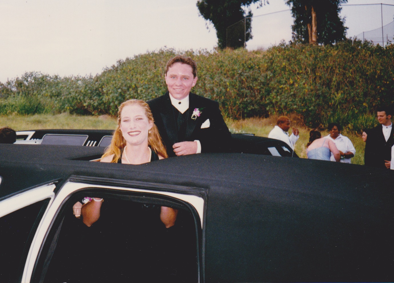 Yours truly with my wonderful date, Andy Newman, Prom night, 1997.