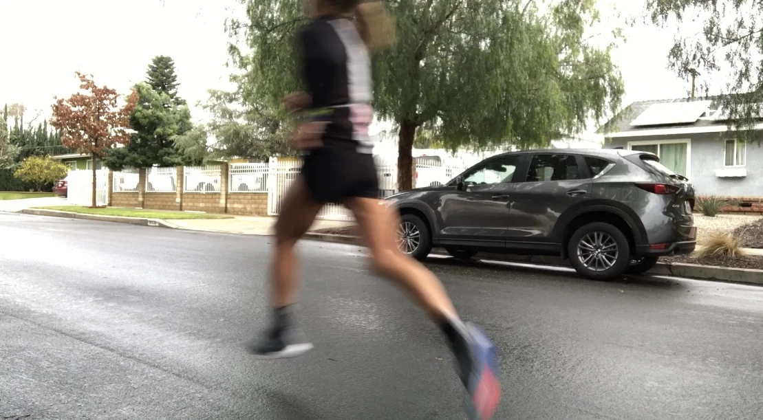 After my first run last Tuesday.