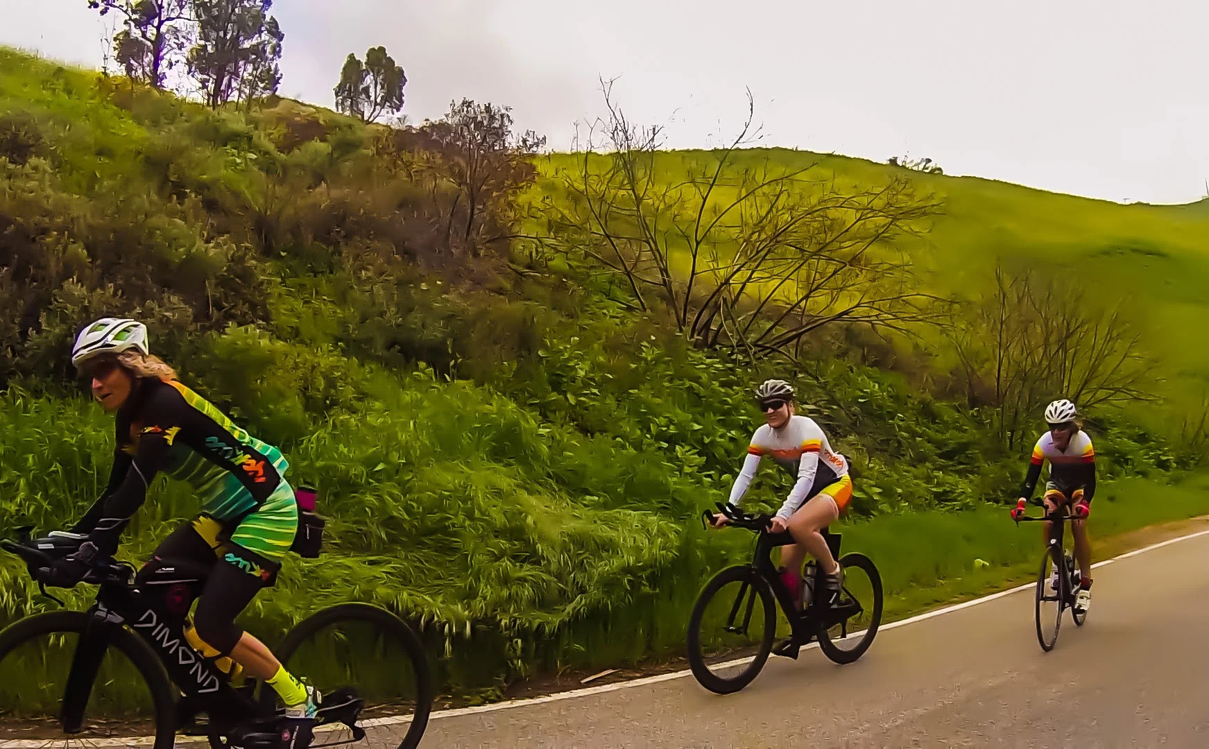 Riding up Latigo. Photo courtesy of Greg Stannard.