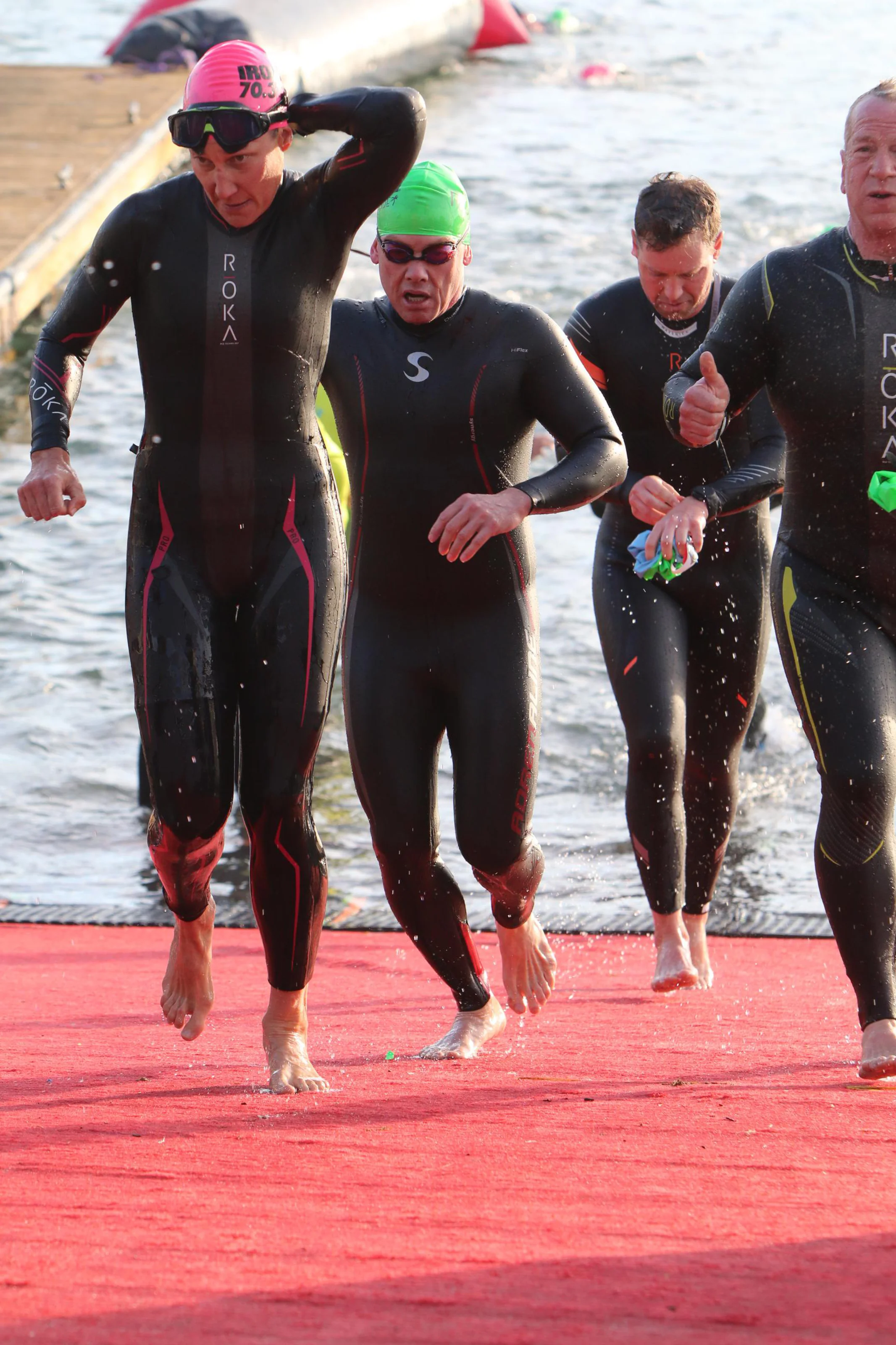 Swim exit.