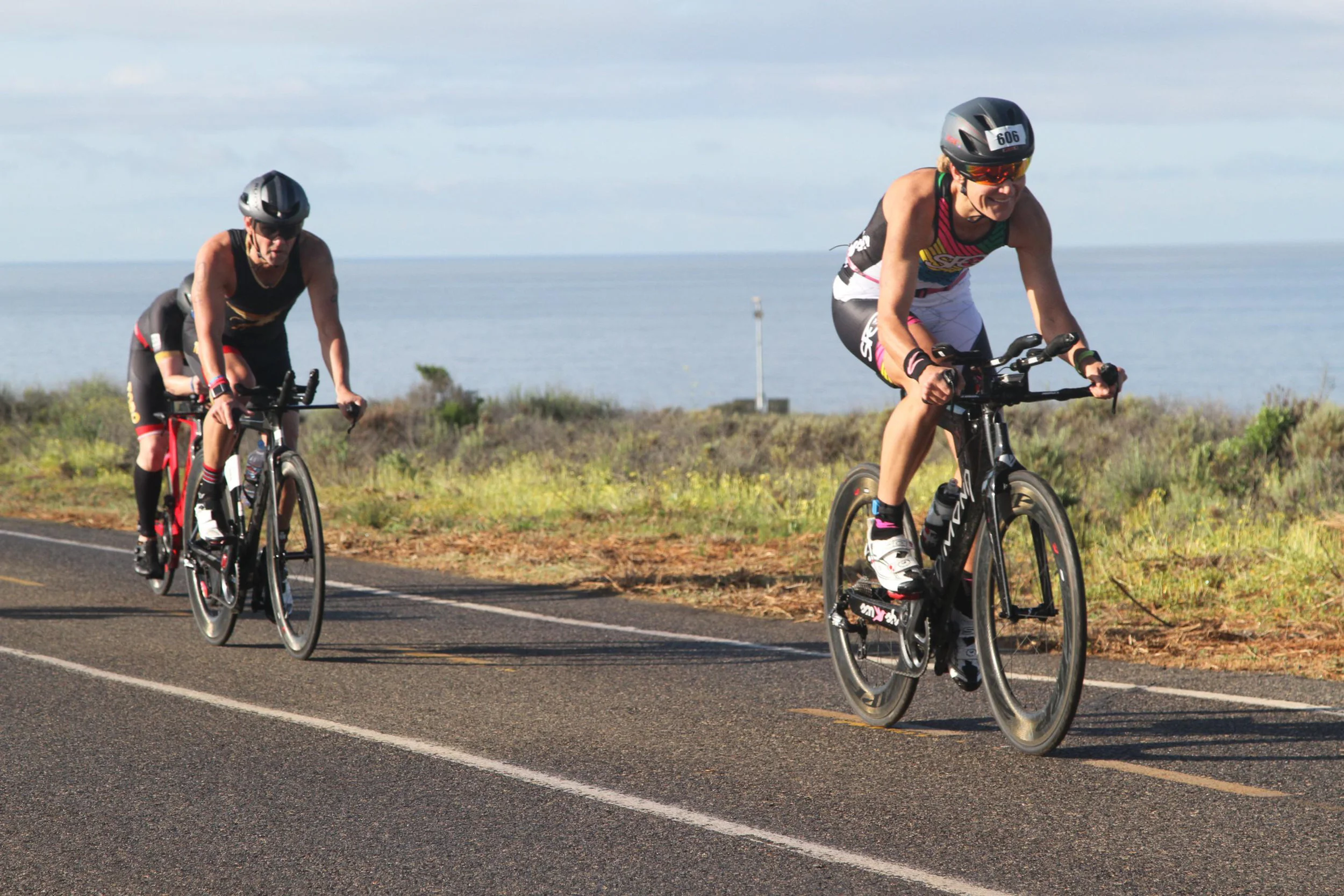 Rolling along the Pacific.