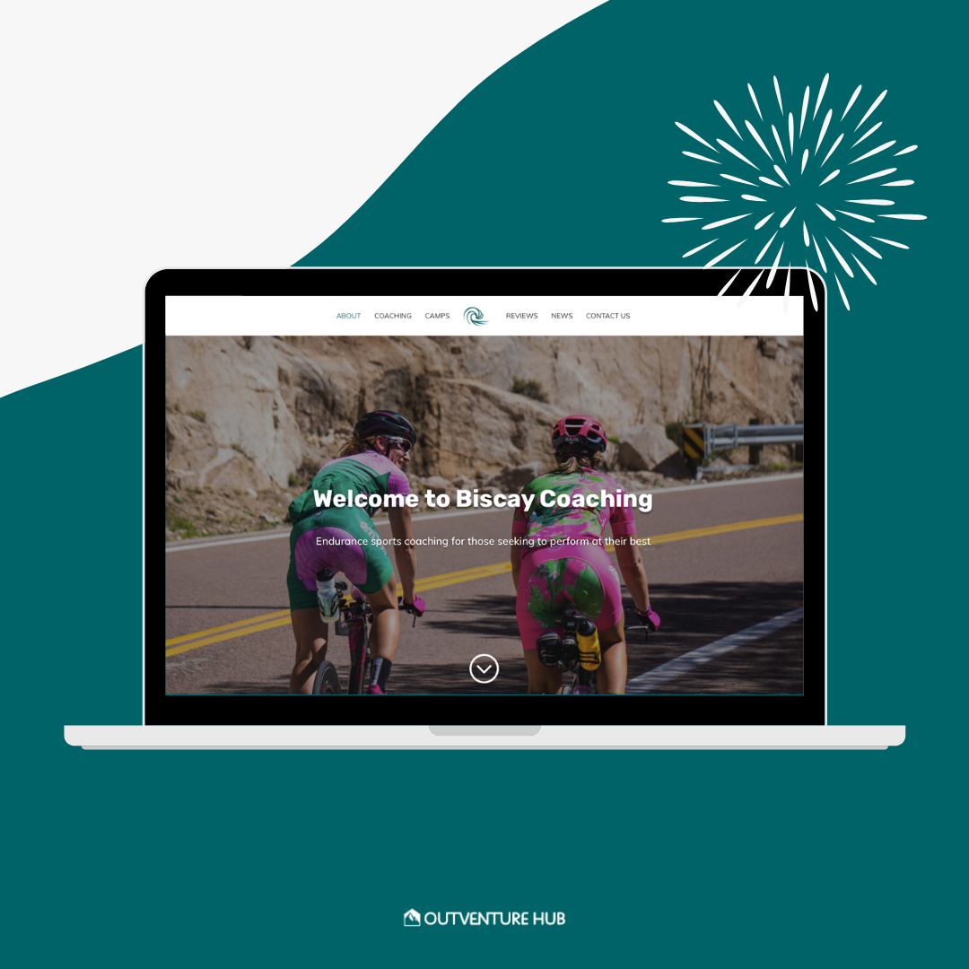 From Left: Website home page staring the amazing Coach and Professional Athlete, Alyssa Godesky, and accomplished age-group athlete, Jan Lohman.&nbsp;