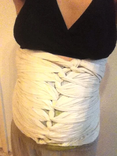 BELLY WRAP, 40 DAYS AFTER BIRTH