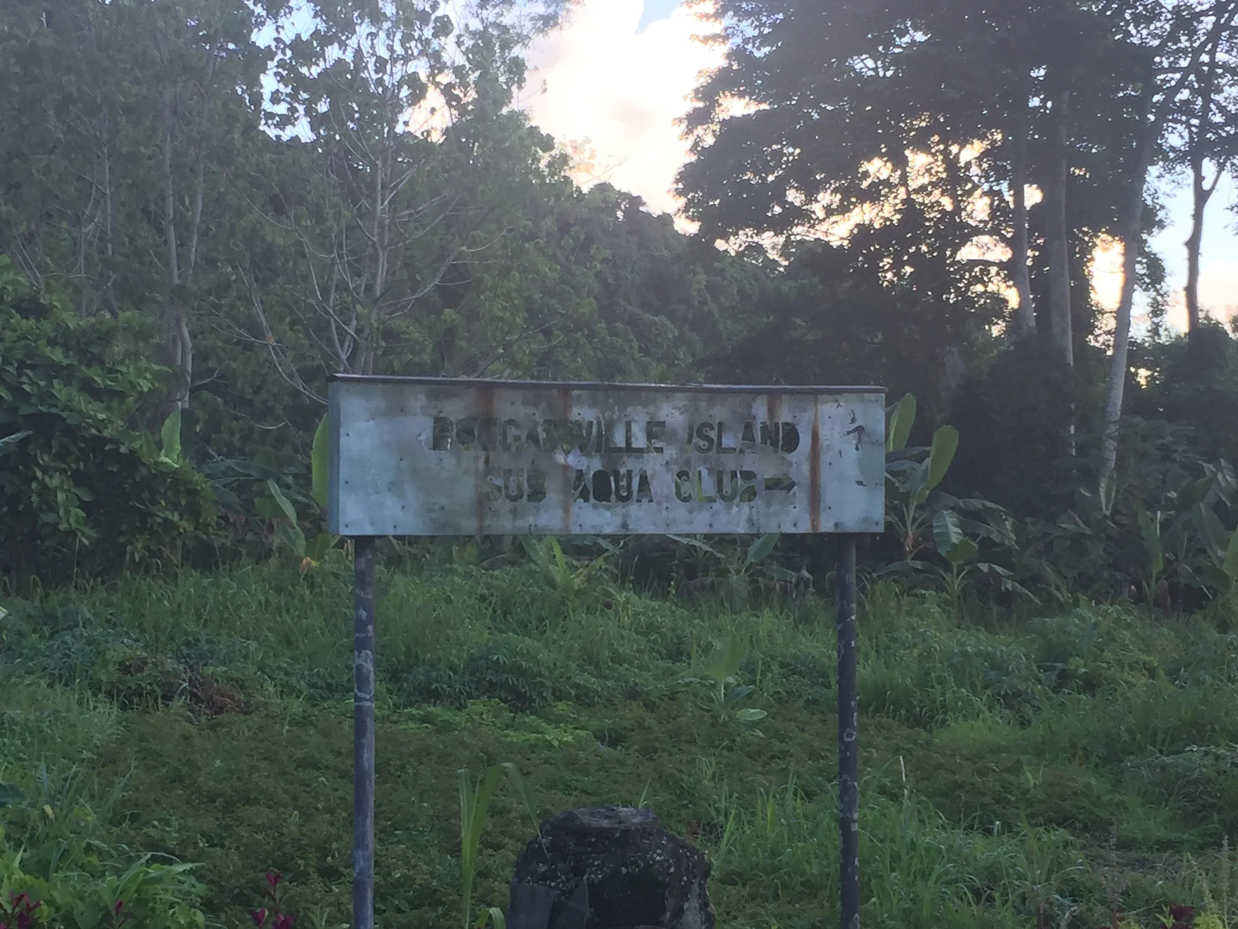 All that remains of Bougainville Sub-Aqua Club