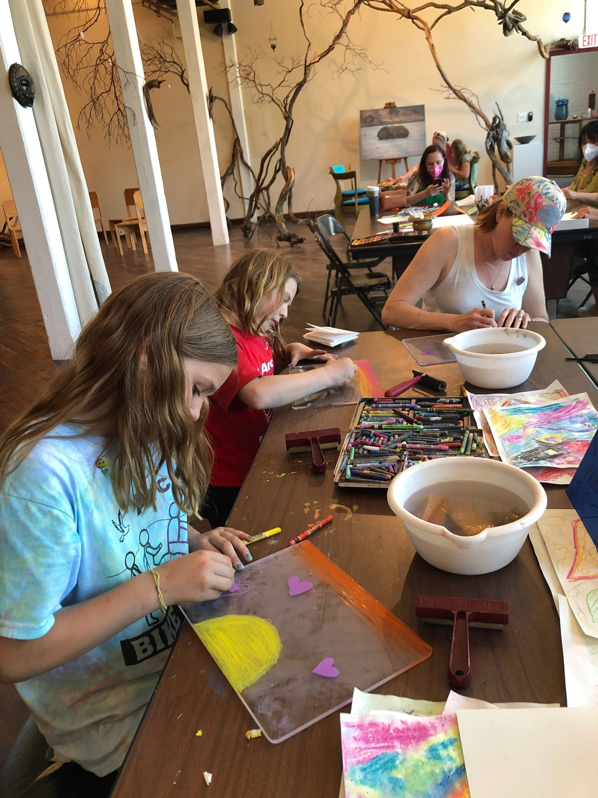  Art Buds: Talls and Shorties! (kids 5 - 12 yrs and their caregiver) with Heidi Van Leuven
