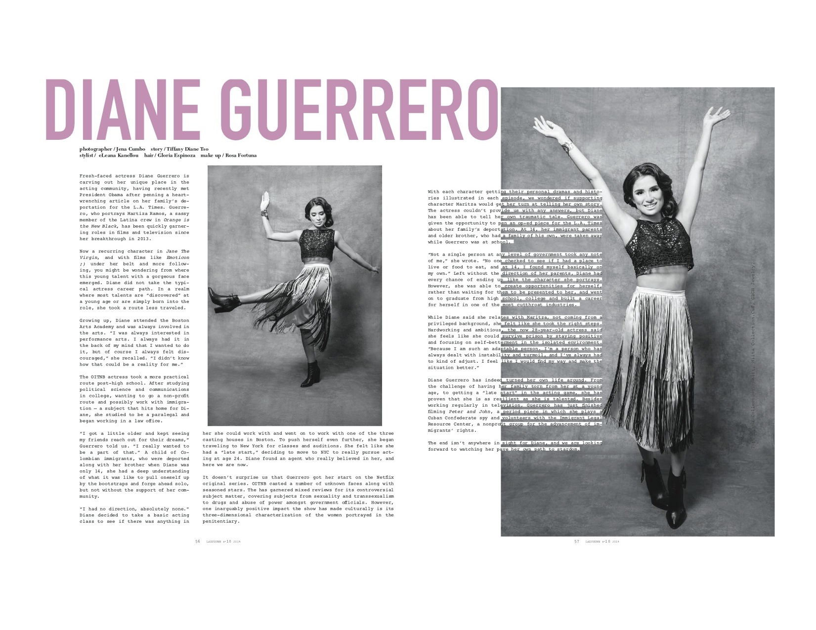Diana Guerrero for Ladygunn Magazine
