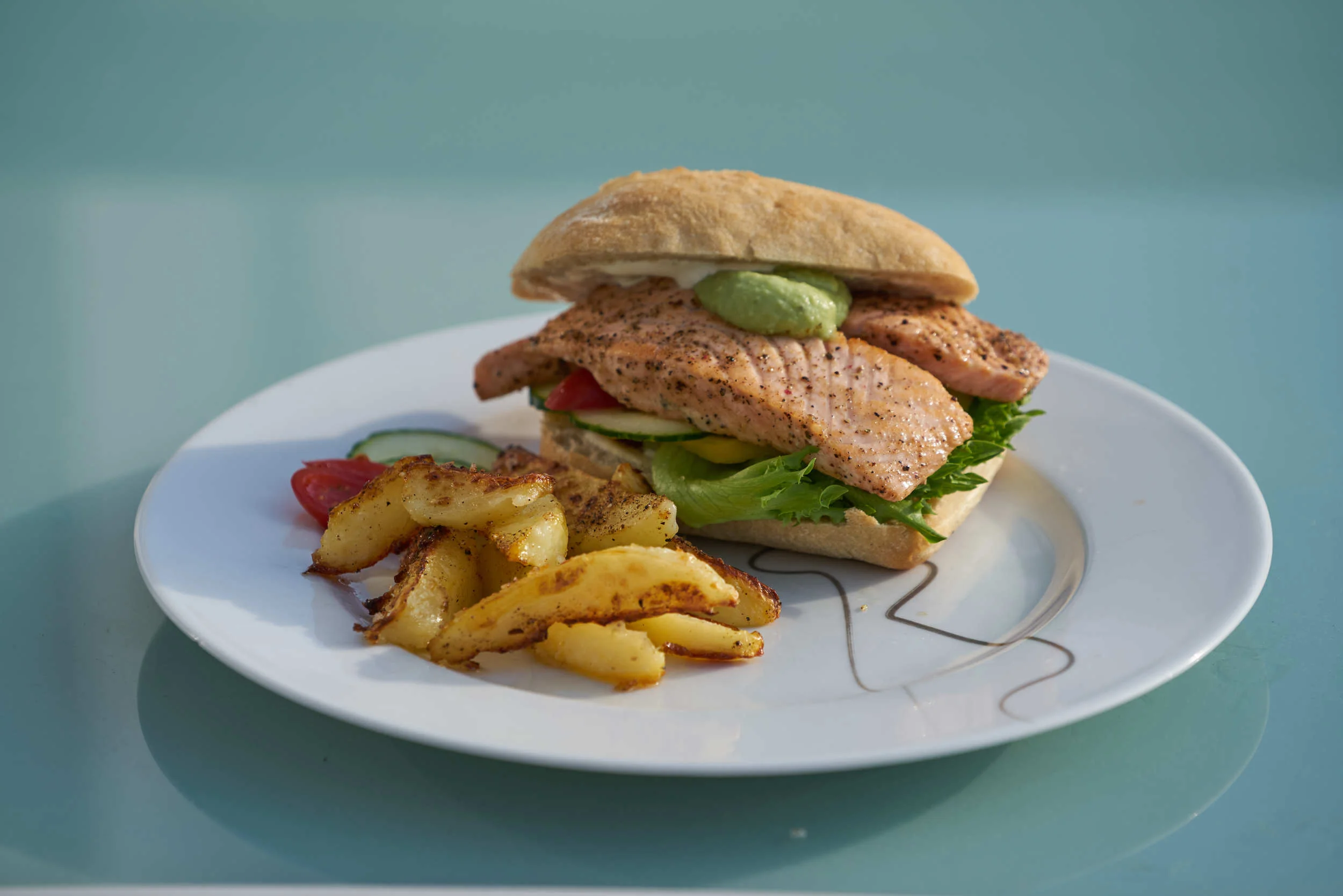 Lakseburger