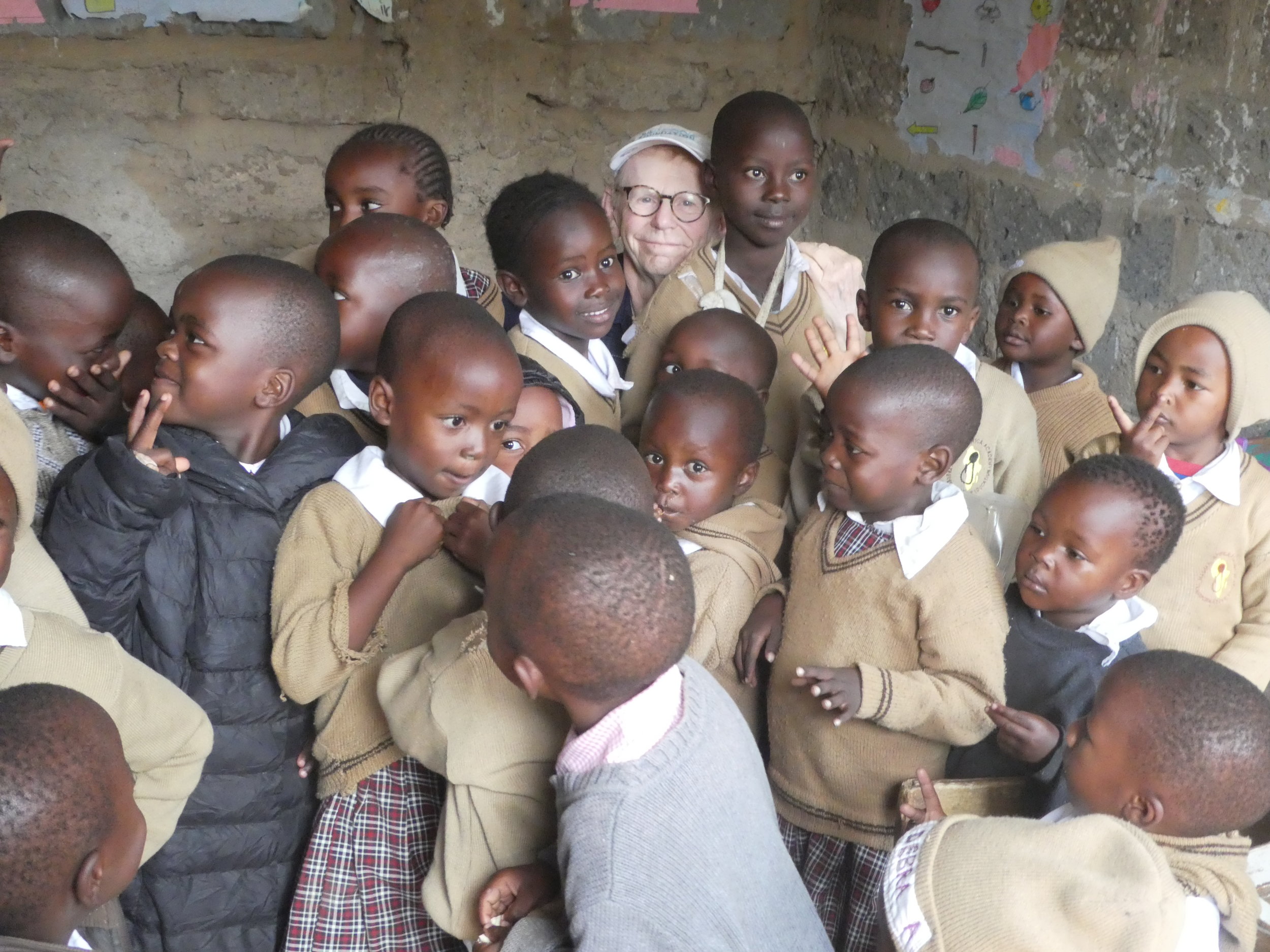 A group of students at Mamma Africa in Mathare area of Nairobi.