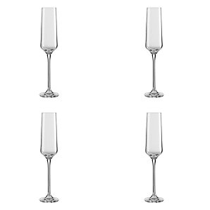 Design Project by John Lewis No.018 Flute, Set of 4, Clear, 190ml.jpeg