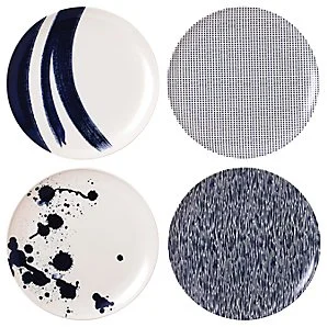 Royal Doulton Pacific Melamine Dinner Plate, Set of 4, Blue.jpeg