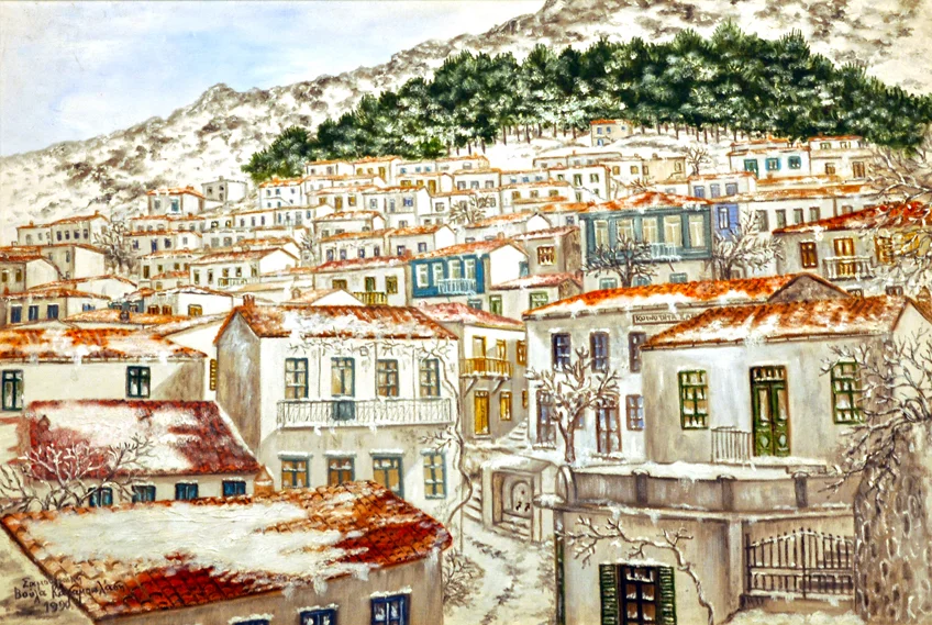 Village In The Winter
