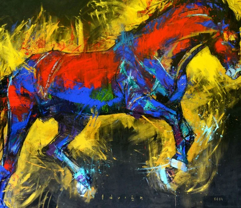 Pure Gold - 60" x 49"