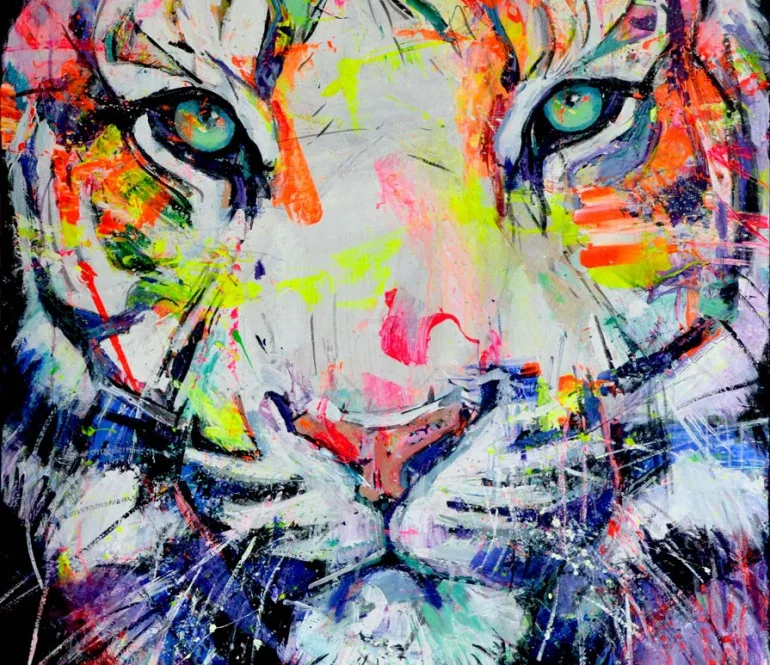 Byakko - 41" x 30"