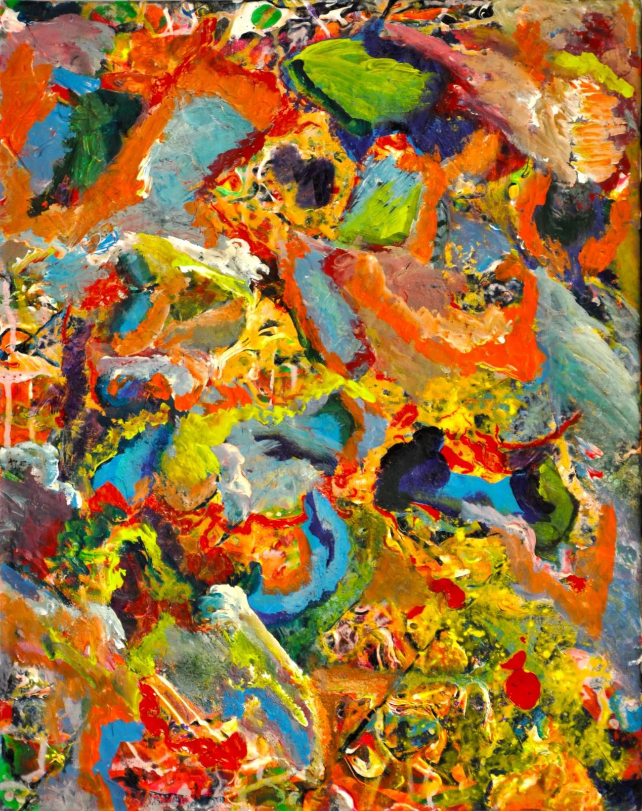Acid Waterfalls 16" x 20"