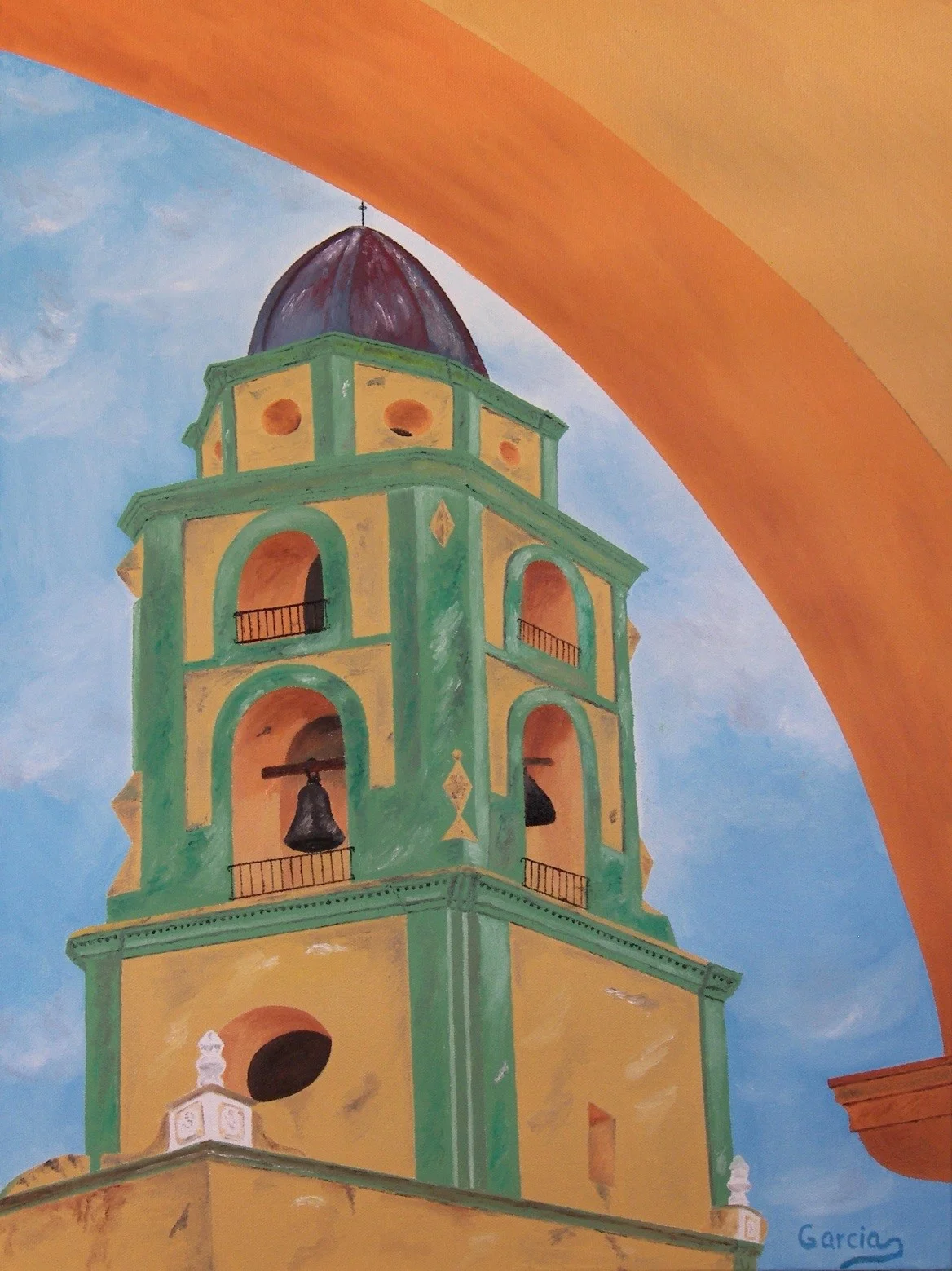 Cuba – Trinidad Belltower 18" x 24"