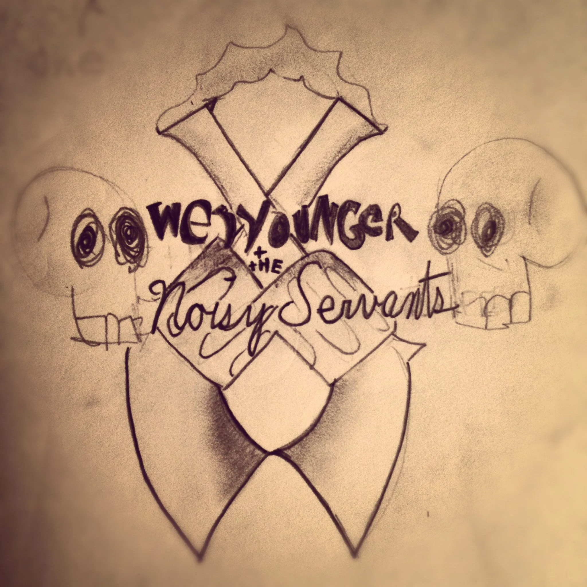 Wes Younger and the Noisy Servants Logo