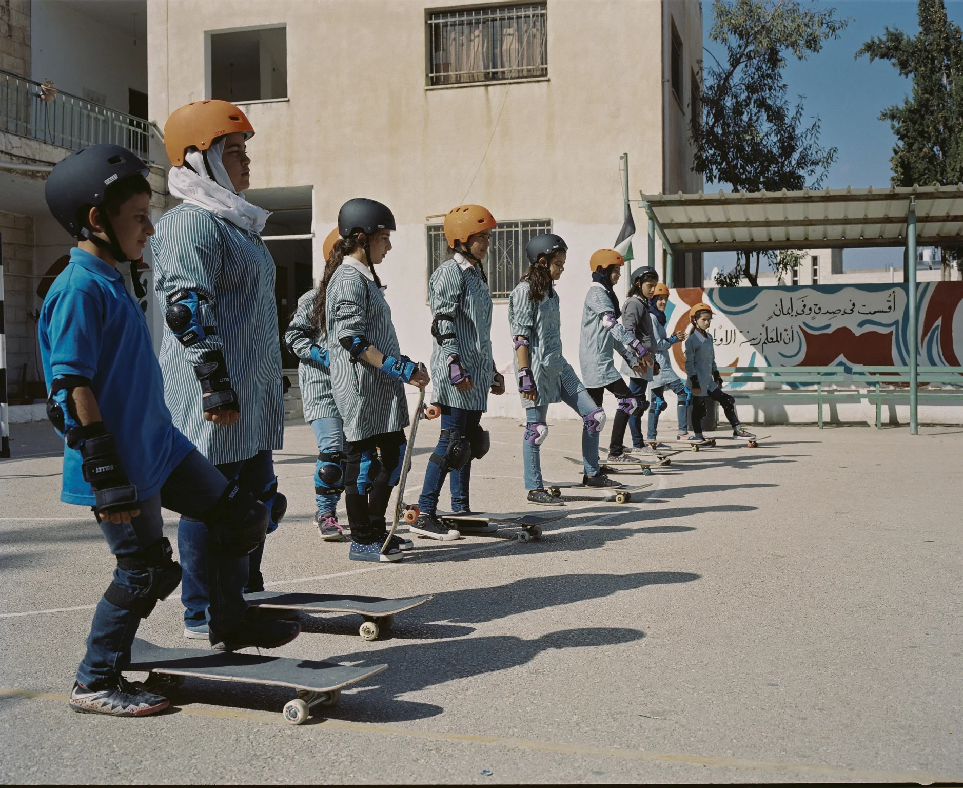 Asira Al-Shamaliya girls school, 2015. Photo: Christian Nilsen