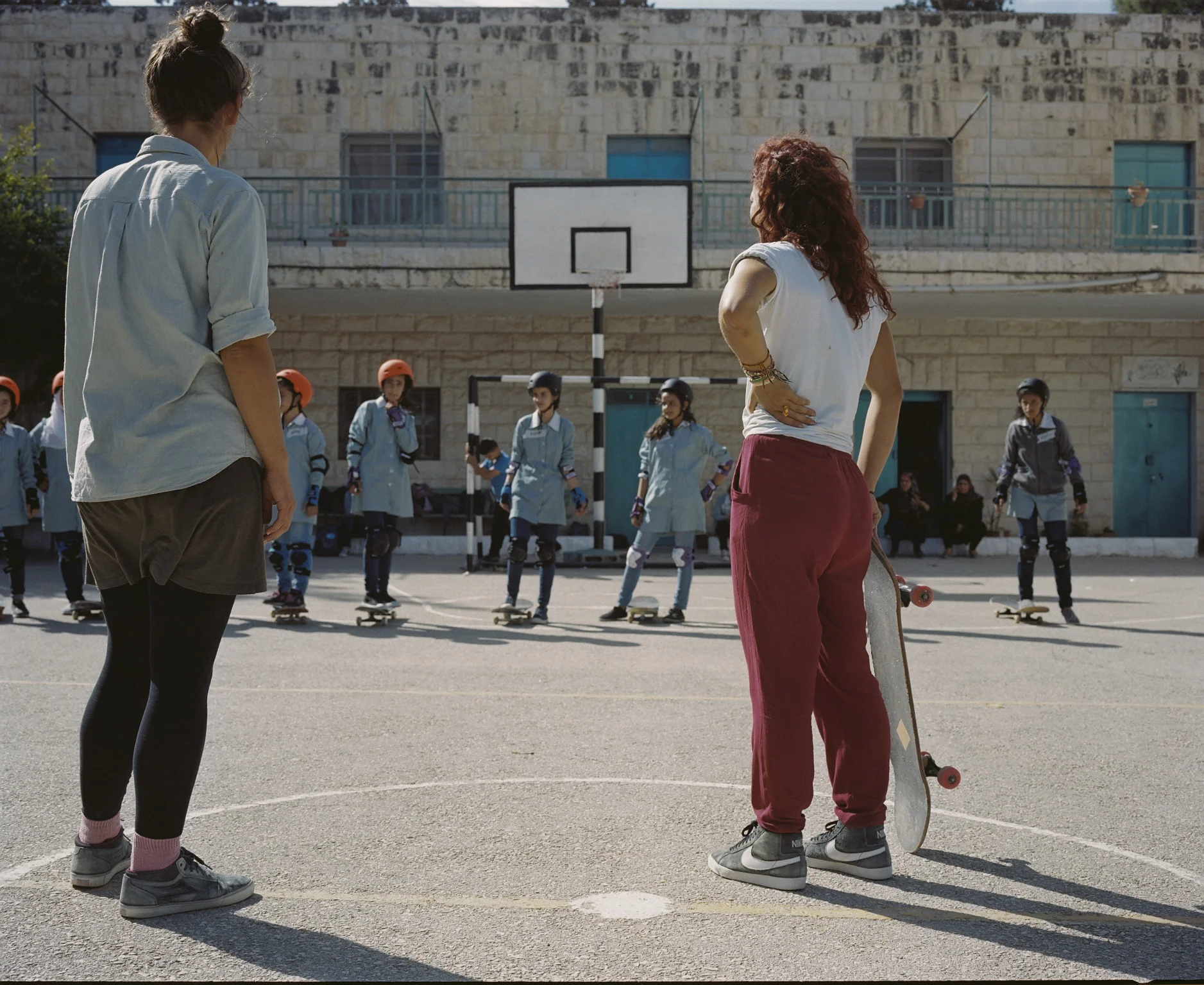 Asira Al-Shamaliya girls school, 2015. Photo: Christian Nilsen.
