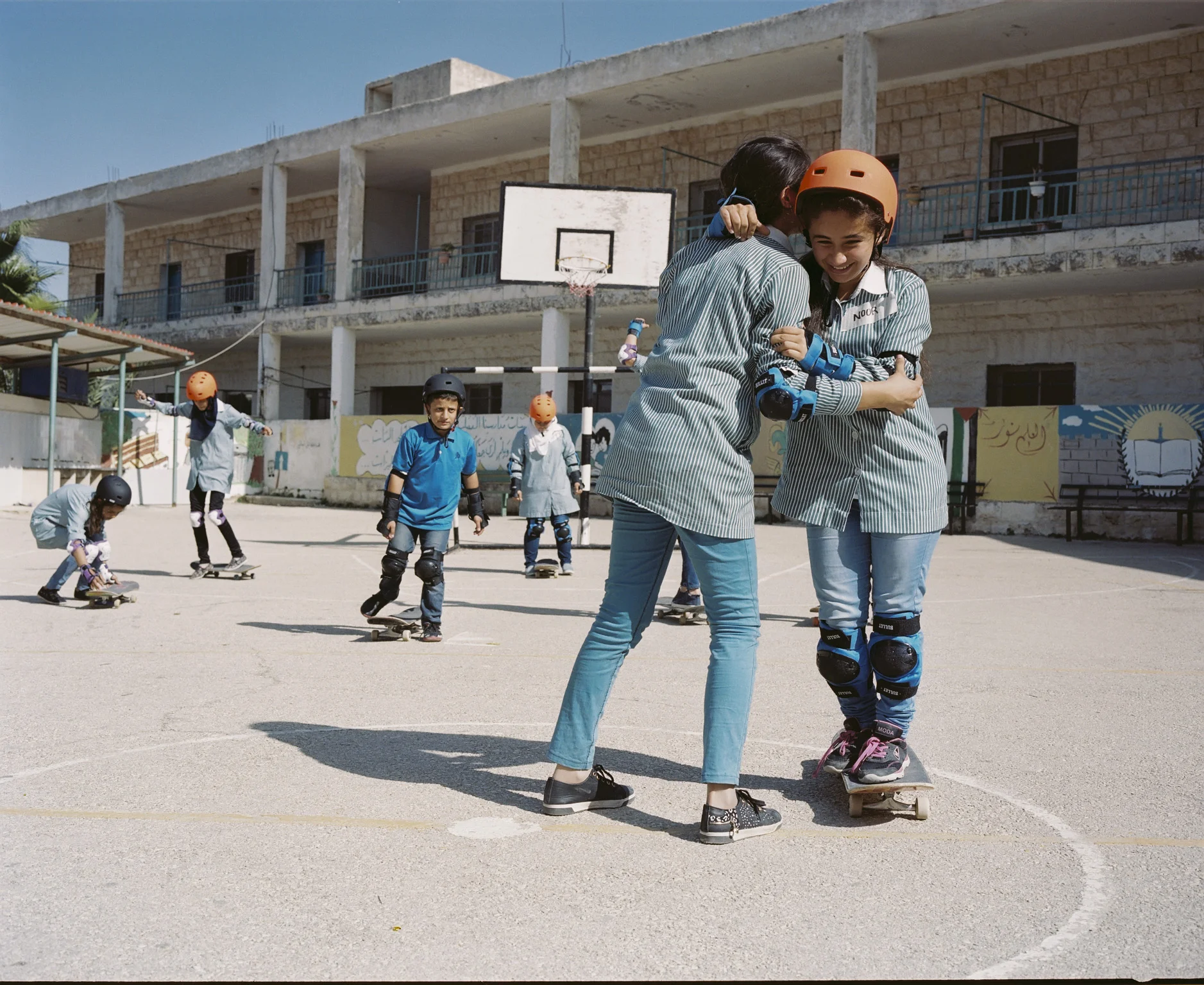 Asira Al-Shamaliya girls school, 2015. Photo: Christian Nilsen