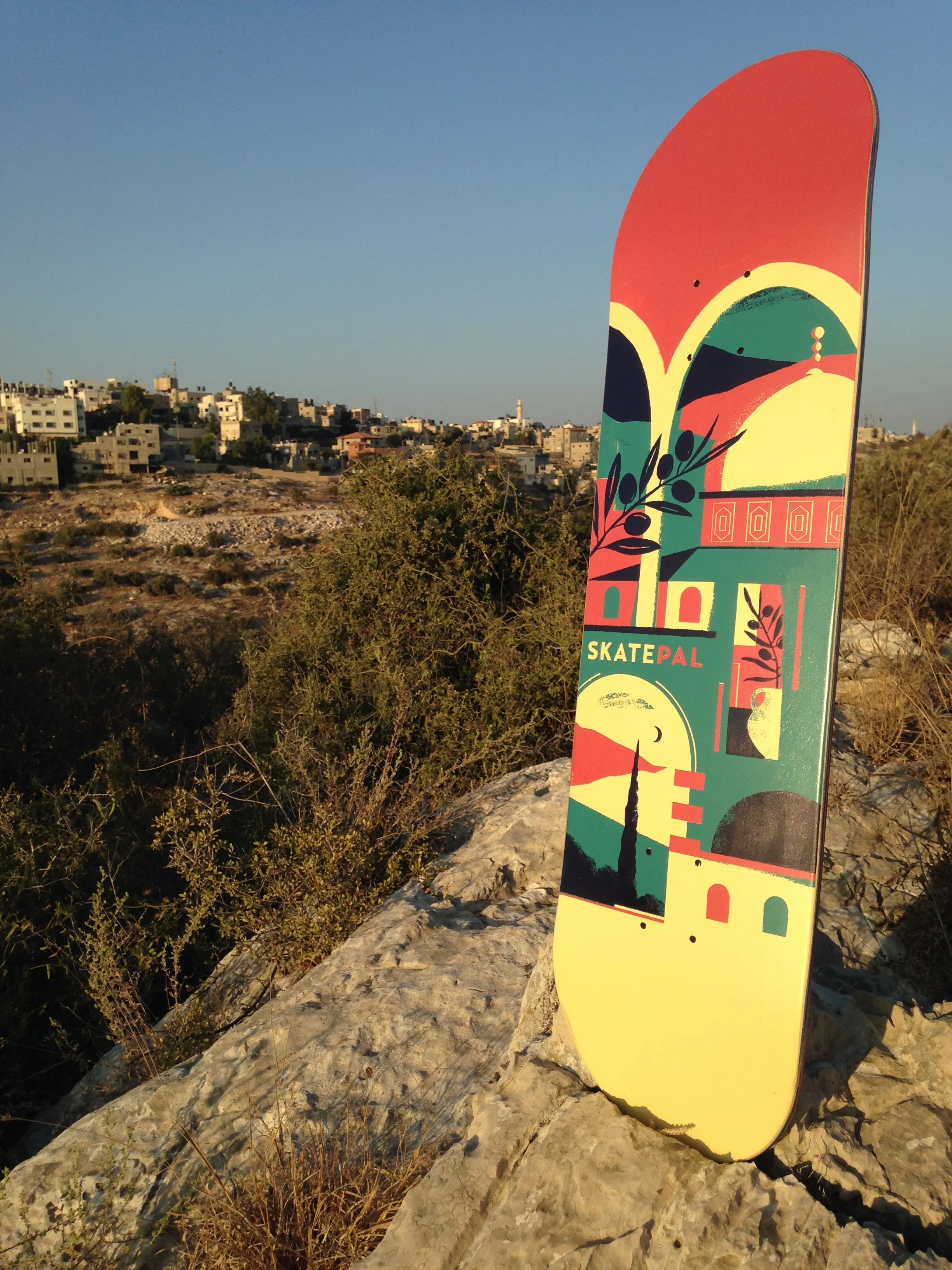 The board in it's natural habitat: Palestine