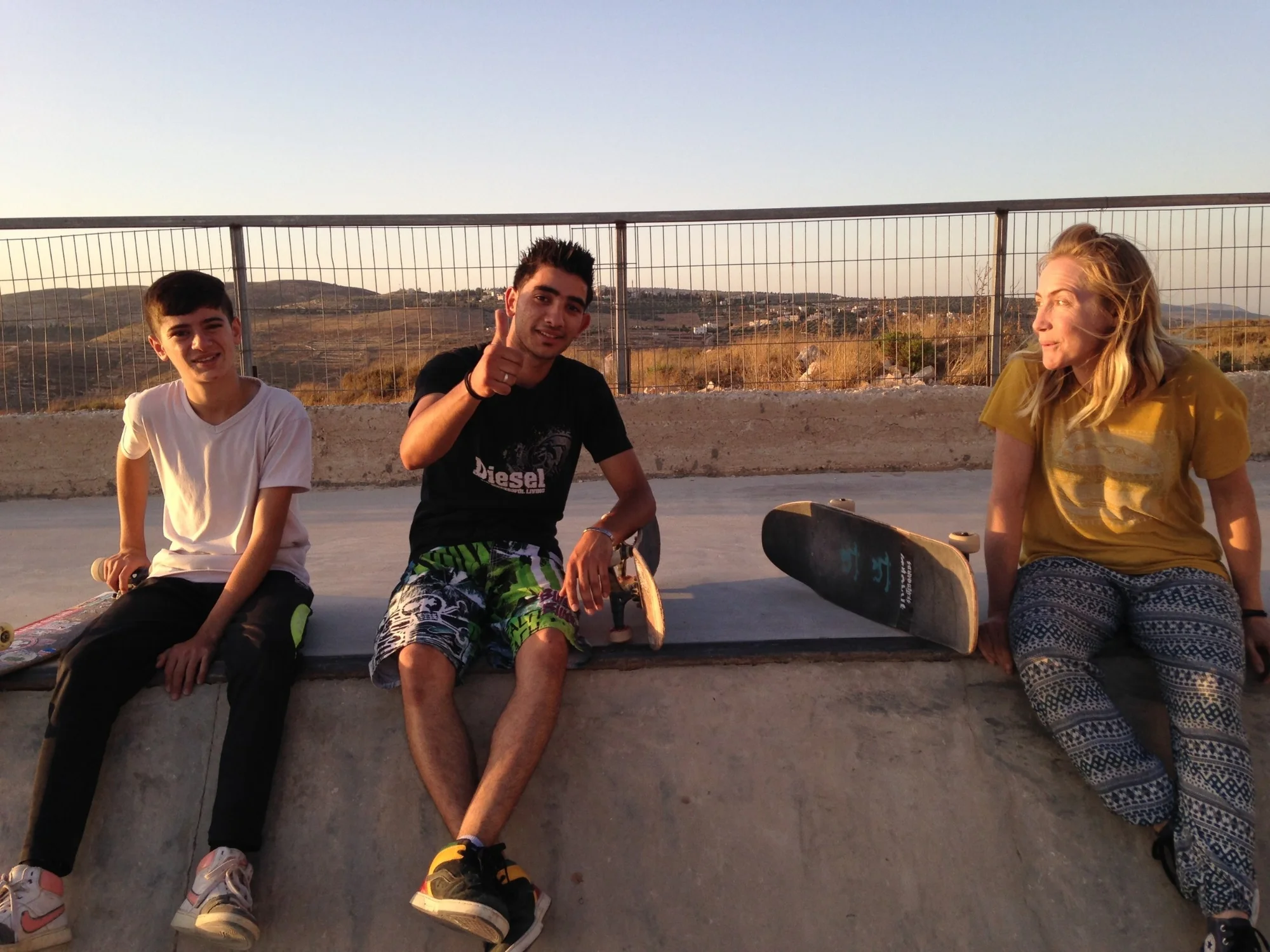 Chilling with Fahmi and Abu Ali. 