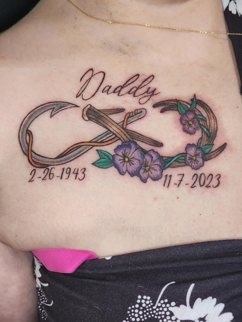 Memorial tattoo by Rey