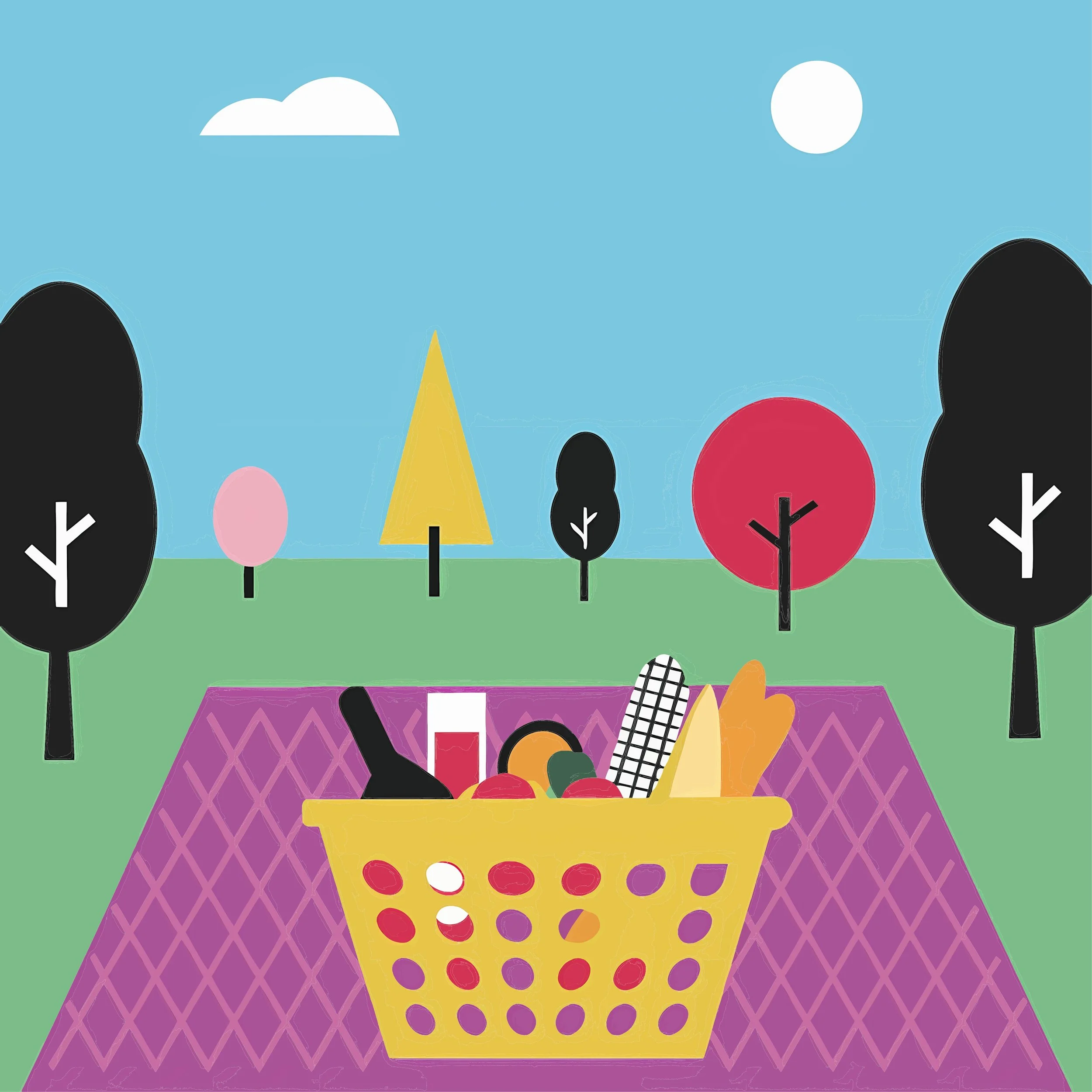 Family Picnic at Groveland School Playground