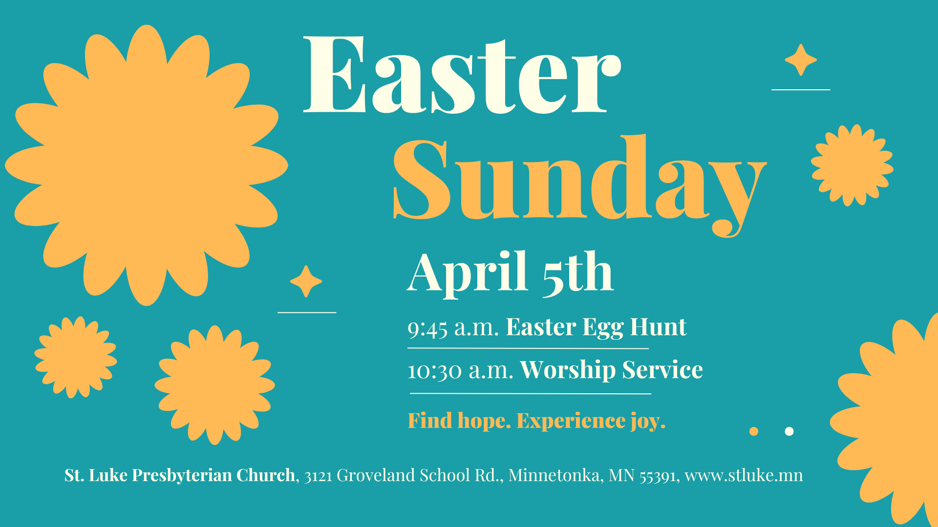 Easter Day Worship Service