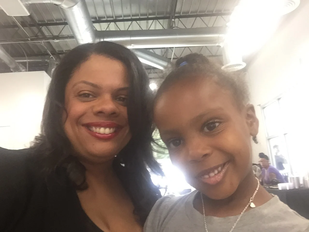 Janna B. and Business Partner (aka Mini Me)