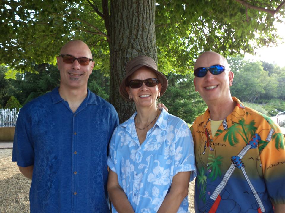 Jan and Mark performing with Steve Butters, on his gig at the Chicago Botanical Gardens. It was a night of hot weather and hot music at one of the most beautiful outdoor venues in Chicago. 