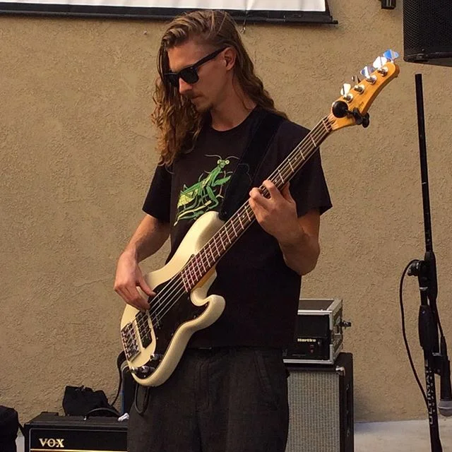 @zeedatree laying down the bass last weekend. #newmusic #livemusic #bassman #bassplayer