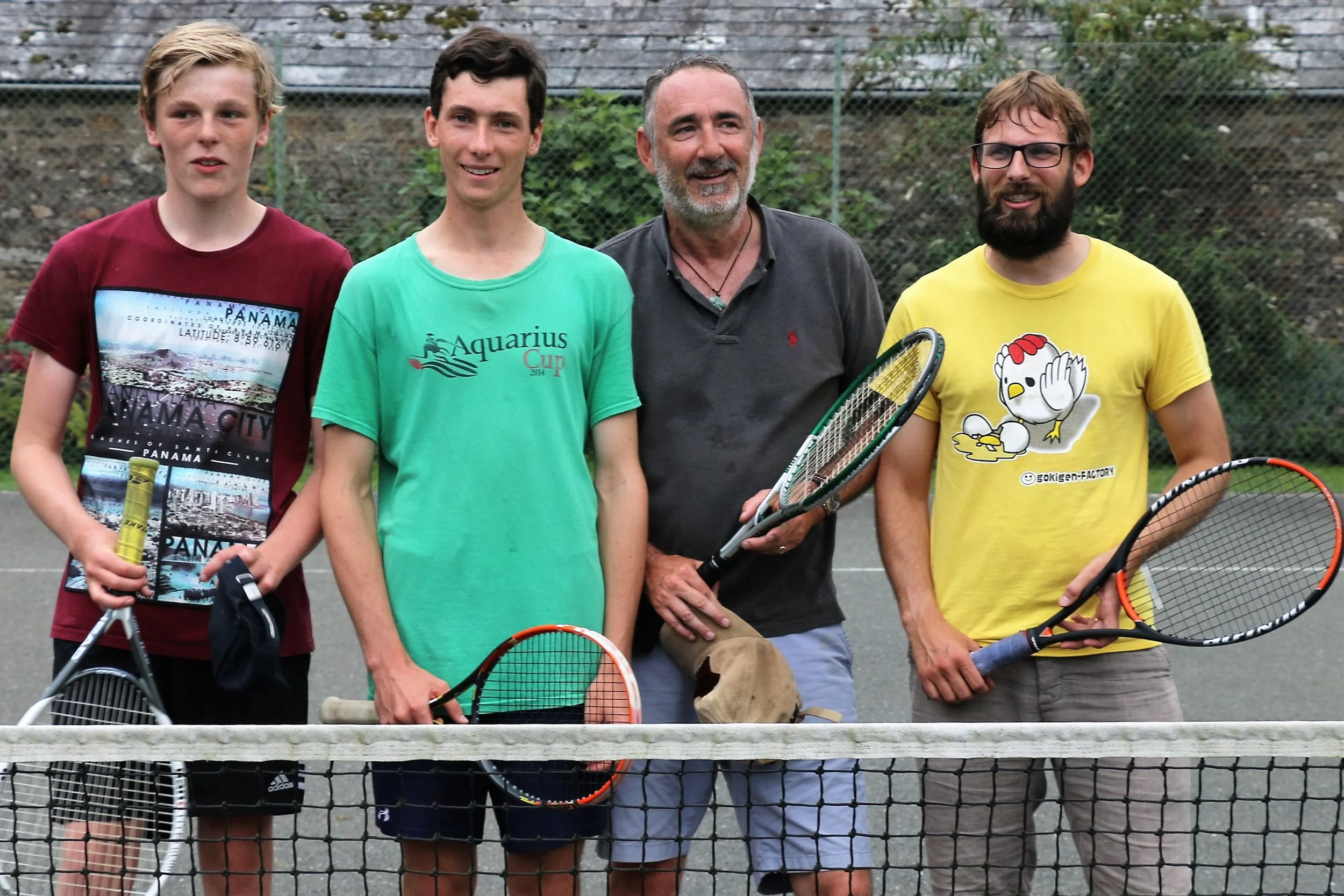 Tennis finalists 28 August 2016