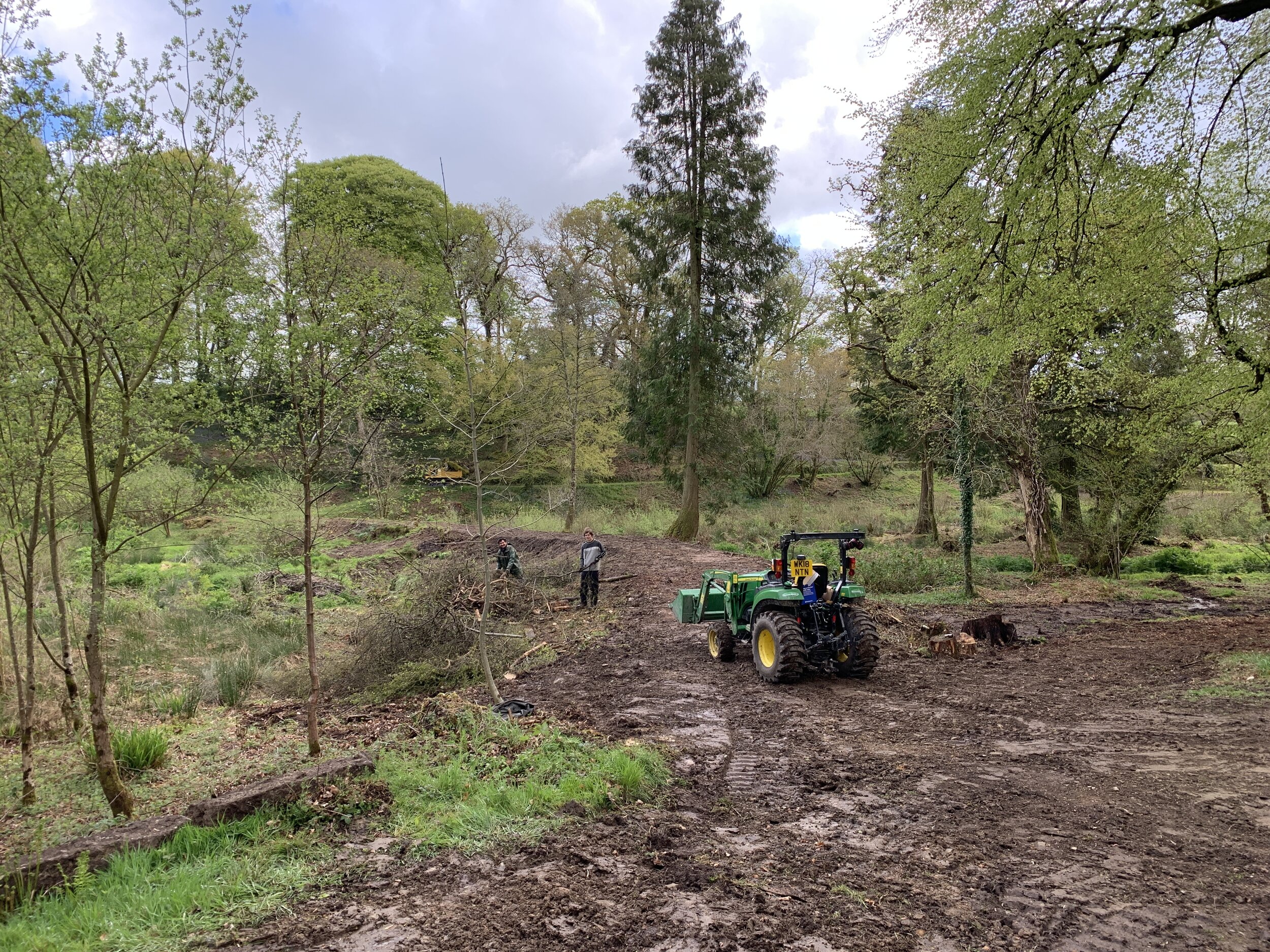 Upper dam  - bridging the long time gap 25 April 2019