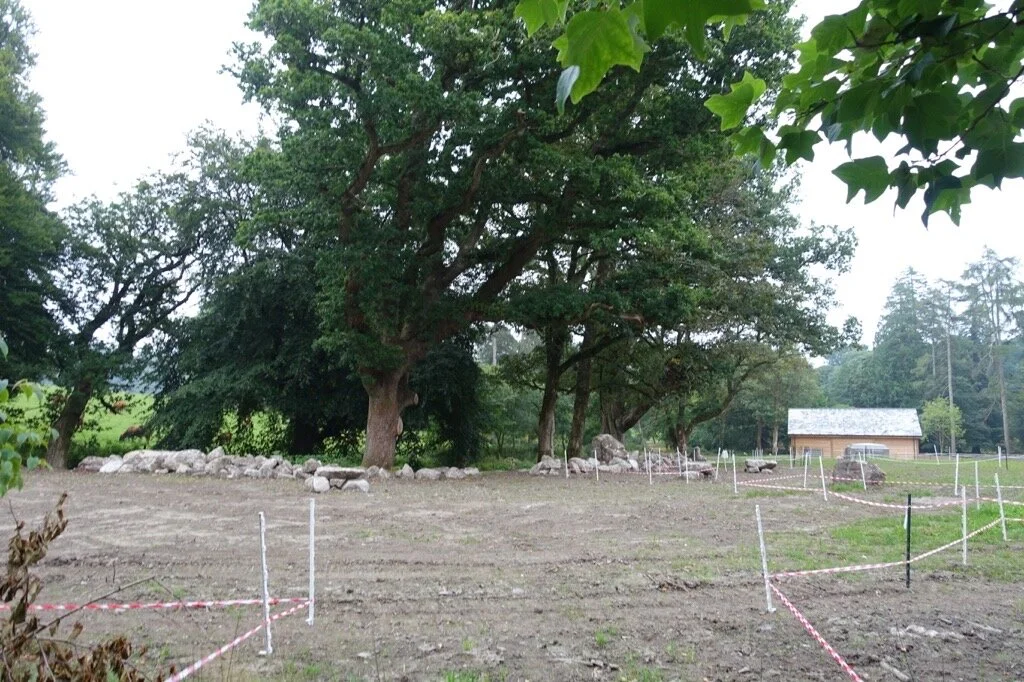 Marking out the new glades - August 2016